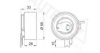 OPEL 636726 Tensioner Pulley, timing belt